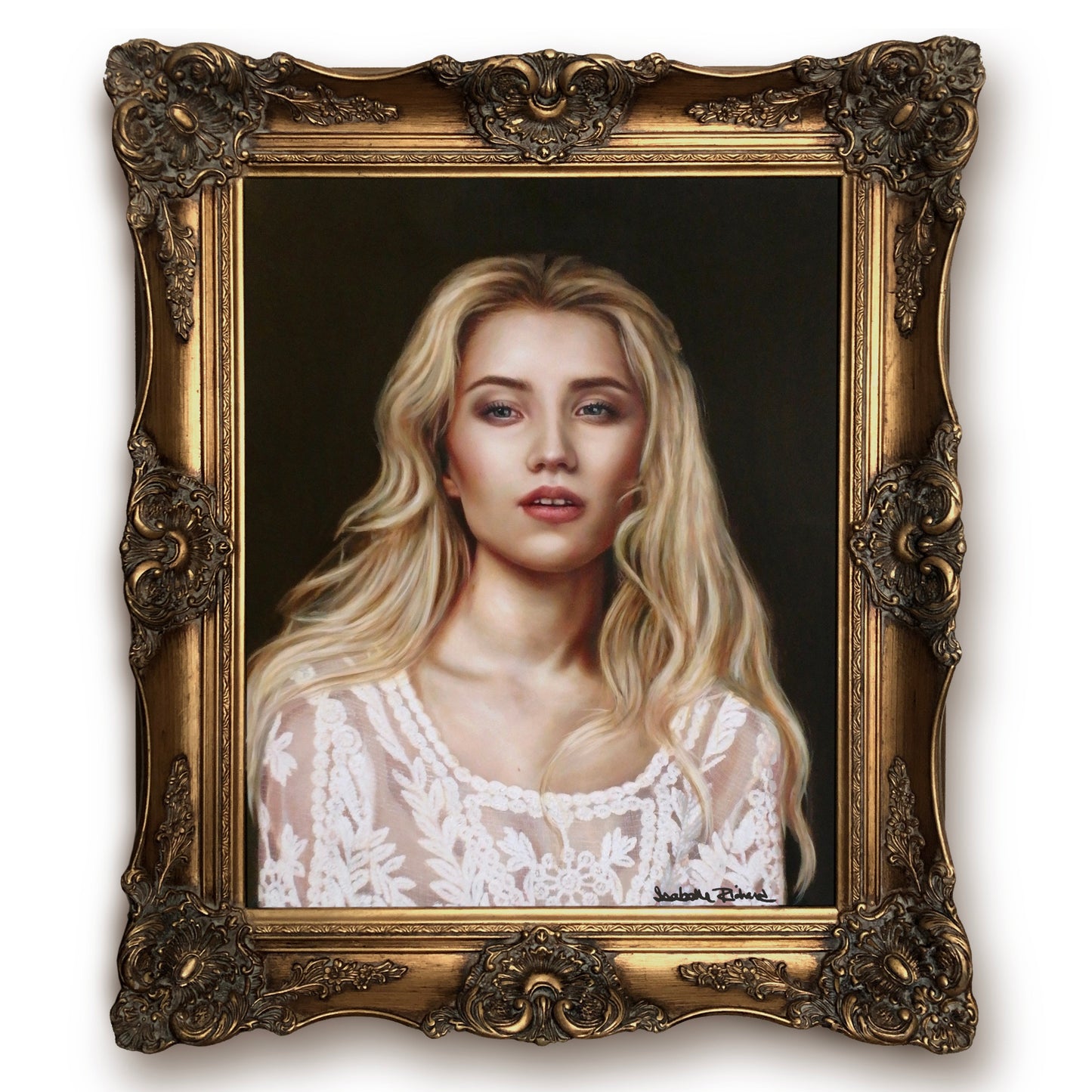 BLONDE • Original Oil Painting (on alupanel) • 22 x 18 in • 2019