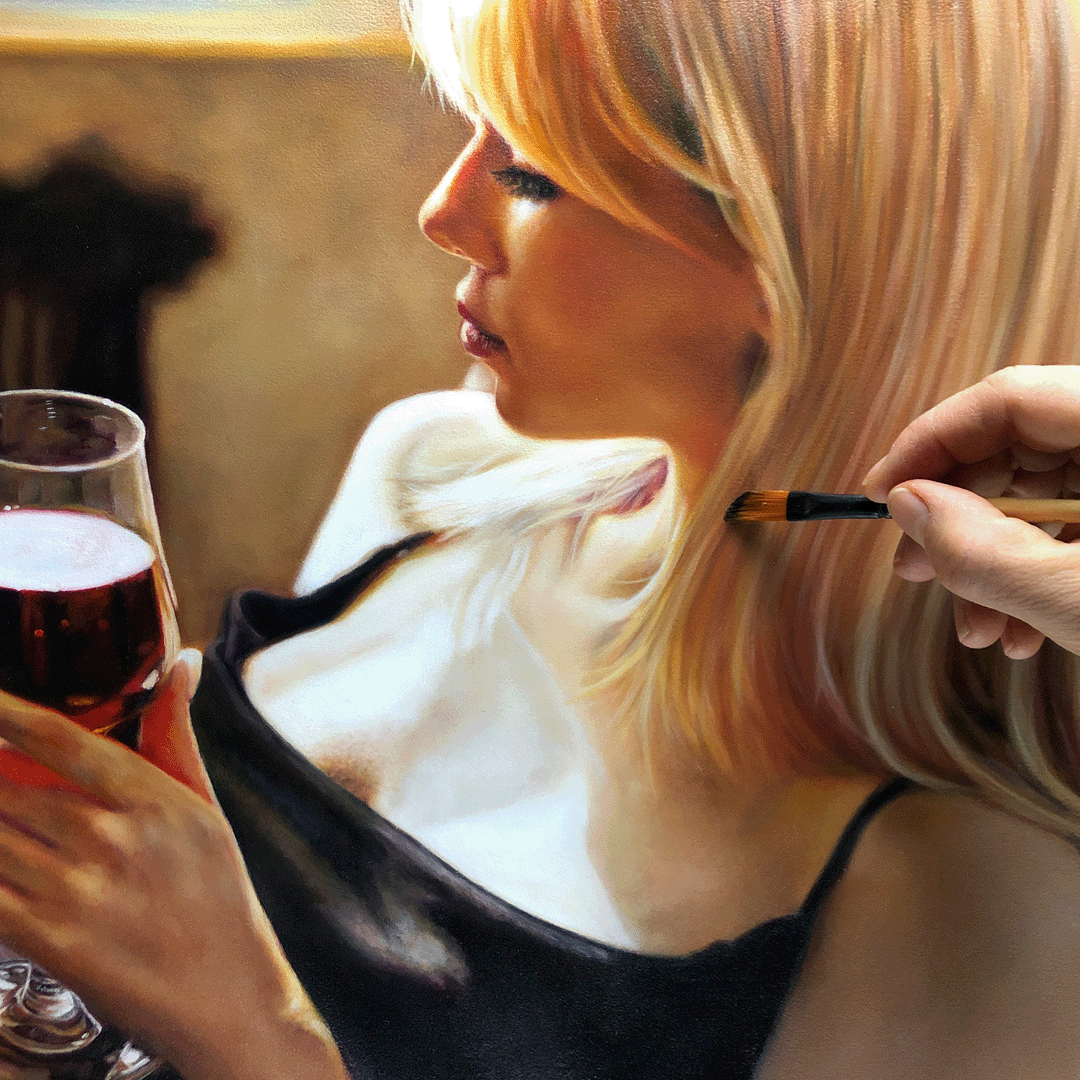 JAZZ • Original Oil Painting (on alupanel) • 20 x 16 in • 2021