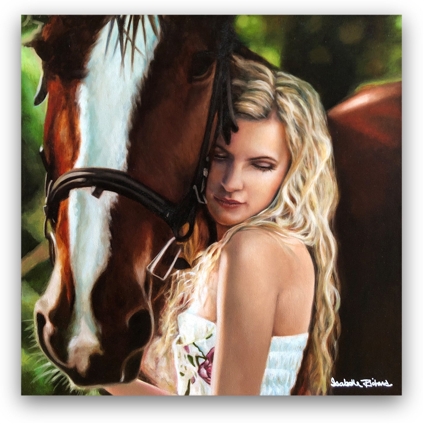 PROMENADE • Original Oil Painting (on canvas) • 24 x 24 in • 2015