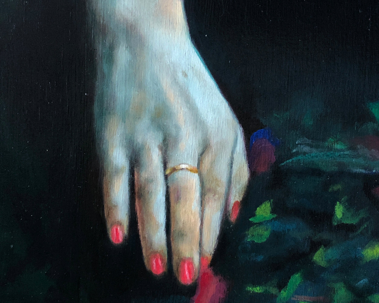 REFUGE • Original Oil Painting (on birch) • 32,5 x 24,75 in • 2016