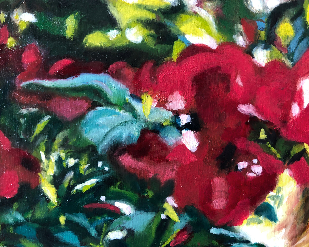 REFUGE • Original Oil Painting (on birch) • 32,5 x 24,75 in • 2016