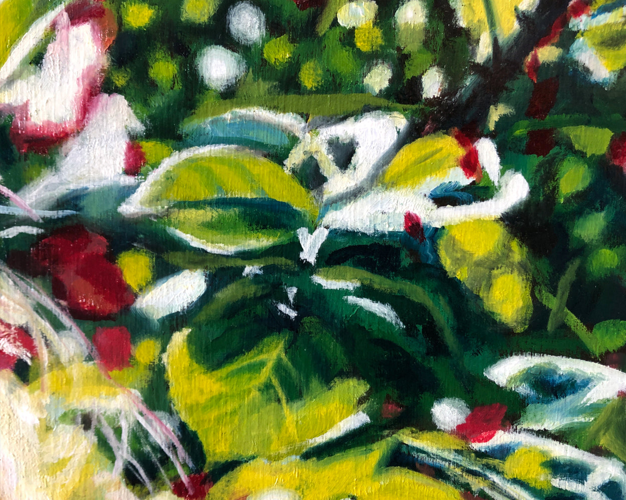 REFUGE • Original Oil Painting (on birch) • 32,5 x 24,75 in • 2016