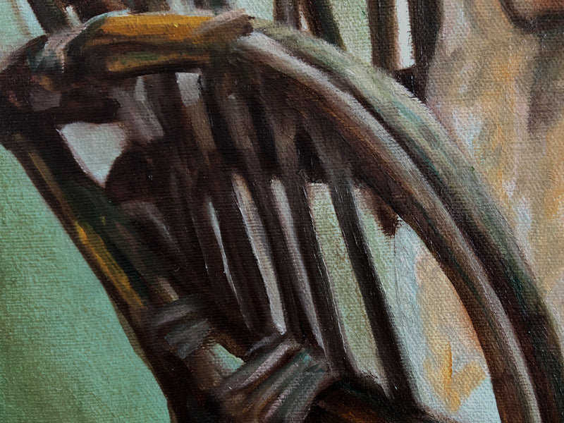 BISTRO • Original Oil Painting (on canvas) • 24 x 24 in • 2015