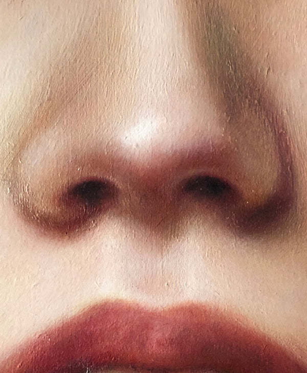 BLONDE • Original Oil Painting (on alupanel) • 22 x 18 in • 2019