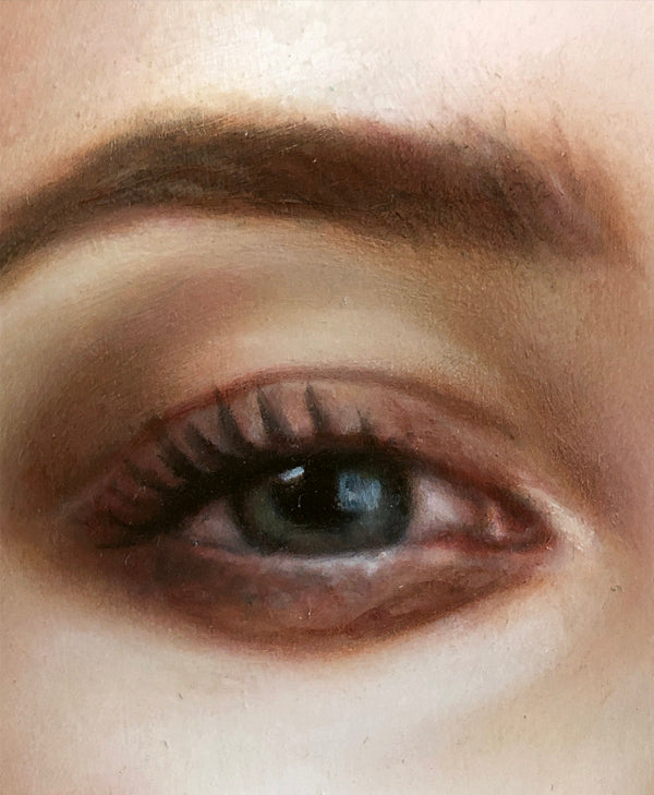 BLONDE • Original Oil Painting (on alupanel) • 22 x 18 in • 2019