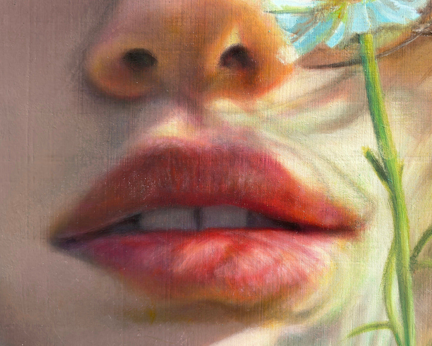 DAISY • Original Oil Painting (on birch) • 20 x 24 in • 2026
