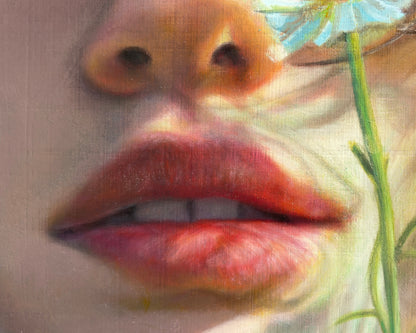 DAISY • Original Oil Painting (on birch) • 20 x 24 in • 2026